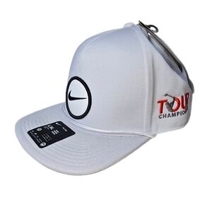 NEW Nike Pro Dri Fit True Retro 72 Tour Championship Golf Hat White Sz L/XL NWT